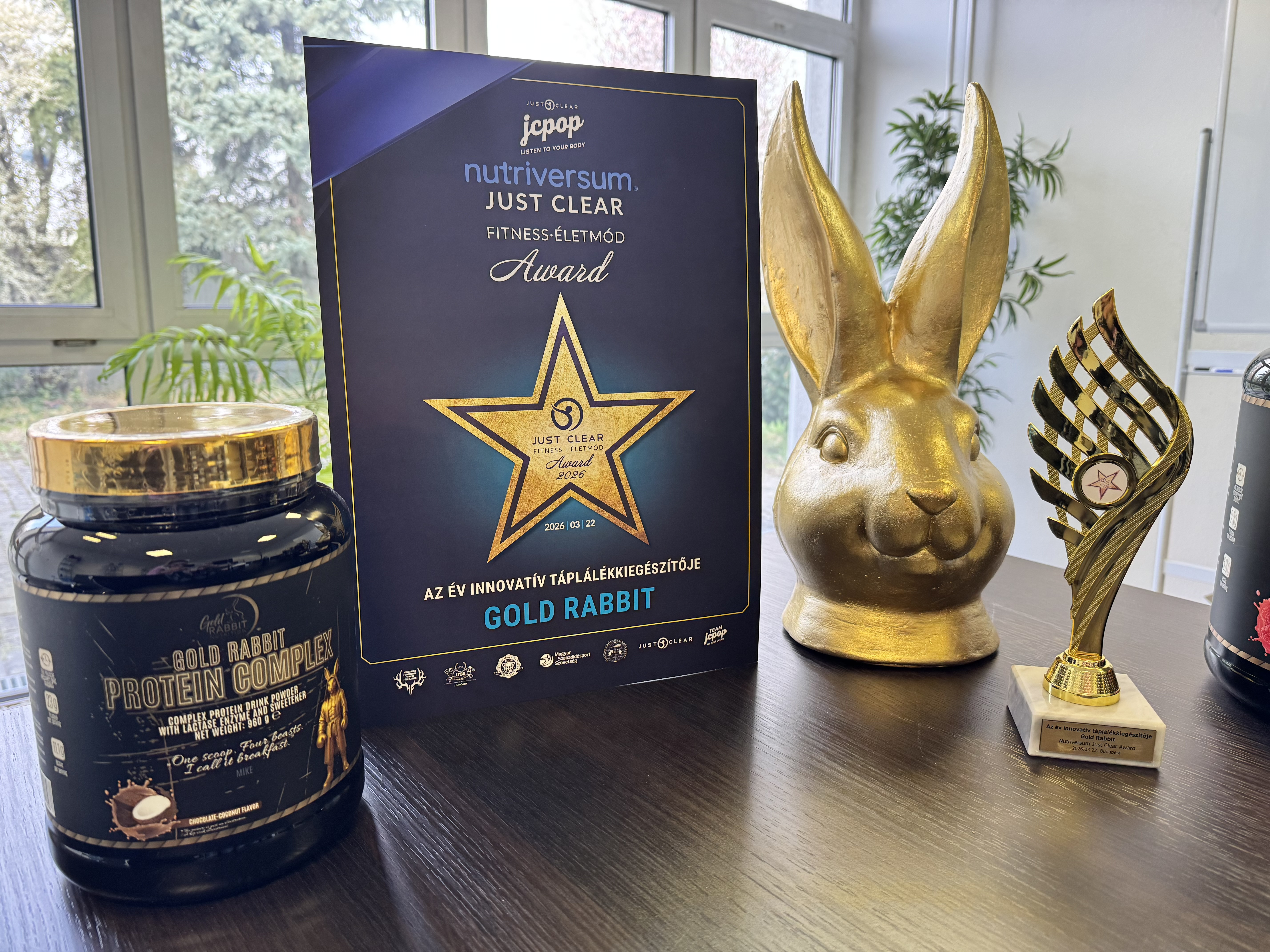 Gold Rabbit Just Clear 2026 díjátadó
