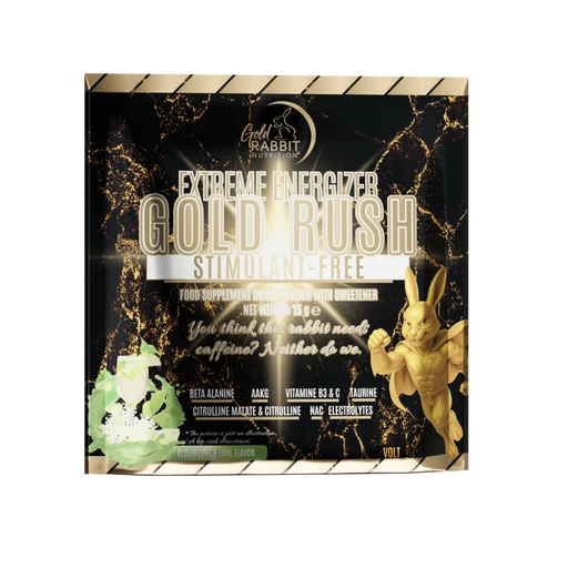 Gold Rush – Stimulánsmentes energizáló elektrolitokkal, Bodza-Lime ízben (15g)