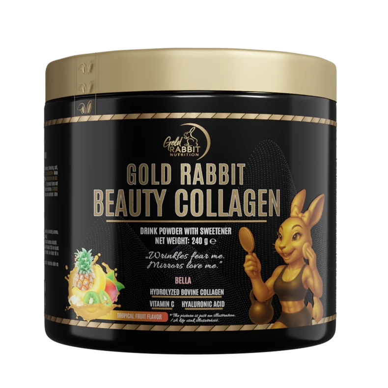 Collagen 10.000mg – Hidrolizált kollagén por, Trópusi gyümölcs ízben (240g)