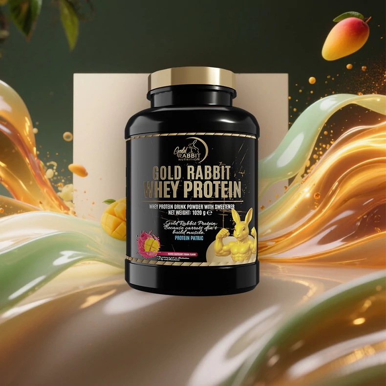 Whey Protein – Prémium fehérjepor - Málna Mangó ízben (1020g)