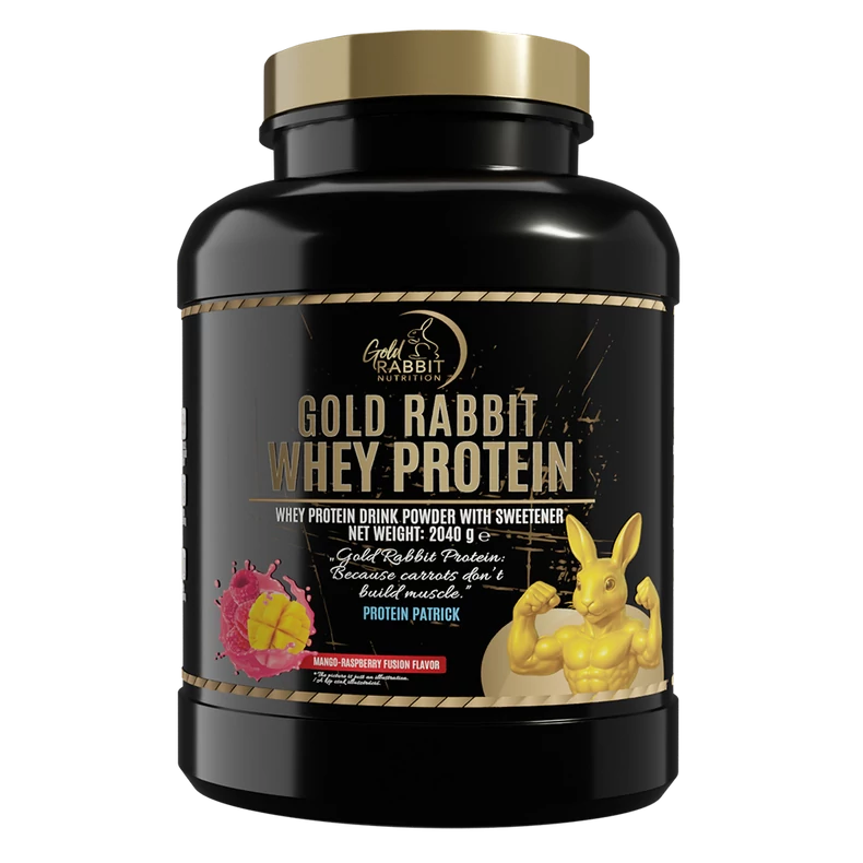 Whey Protein – Prémium fehérjepor - Málna Mangó ízben (2040g)