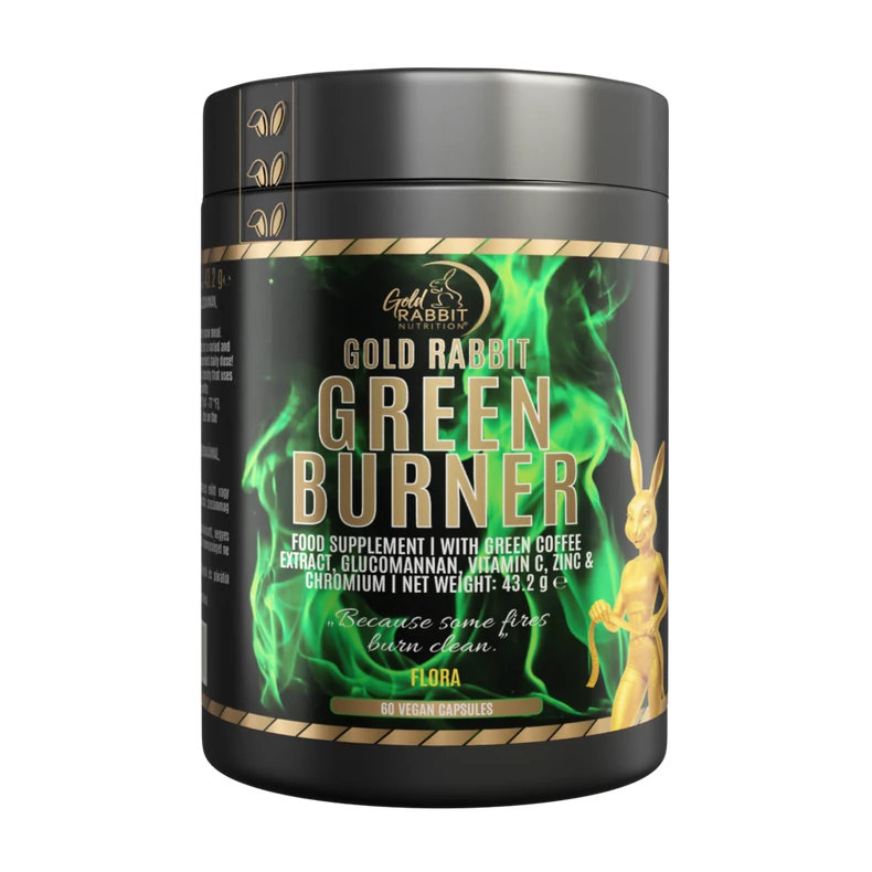 Green Burner kapszula, zöld kávé kivonattal, cinkkel és krómmal